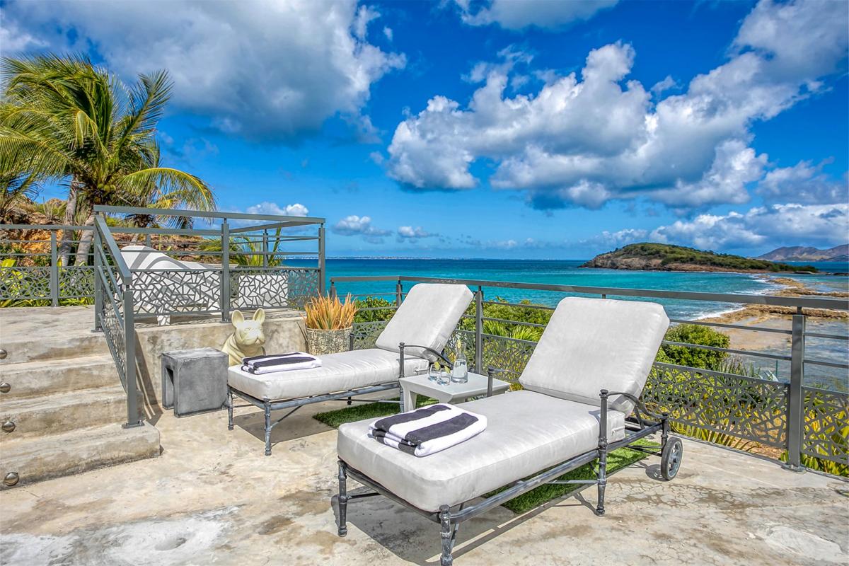 Villa rental in St Martin - Outdoor seating